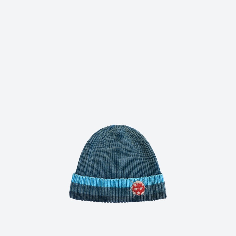 Striped Washed Beanie